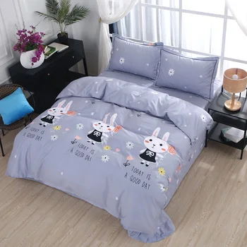 

100%Cotton Soft fabric Cute Bedding set for kids children adults Twin Queen set Duvet cover Bed sheet set Pillowcases