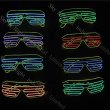 font b LED b font Lighting up Mix color font b EL b font shutter