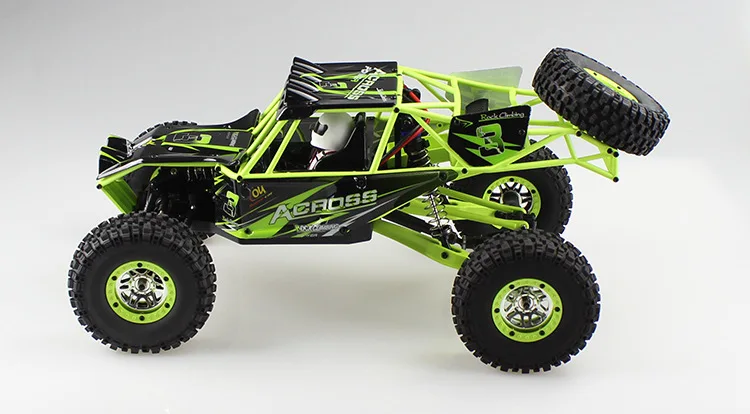 WLtoys 10428 1/10 2,4G 4WD RC Monster гусеничный RC автомобиль с светодиодный свет RC скалолазка дистанционного Управление Электрический дикий трек воин