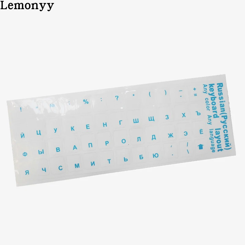 

Transparent Russian keyboard keycap stickers for Computer Mechanical keyboard notebook Desktop Laptop Russians