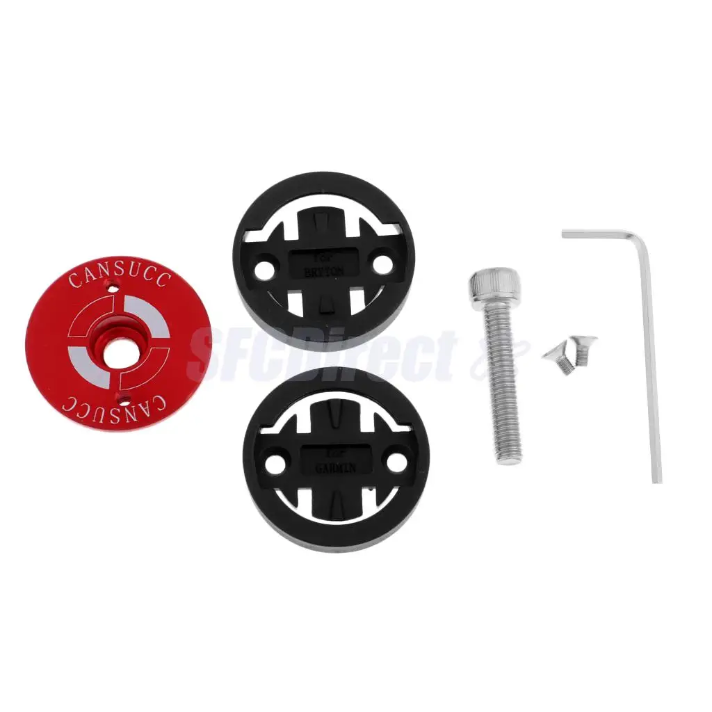MTB Road Bike Computer GPS Mount Holder Cycling Bicycle Headset Stem Top Cap Mount Extension Bracket for GARMIN Bryton Camera