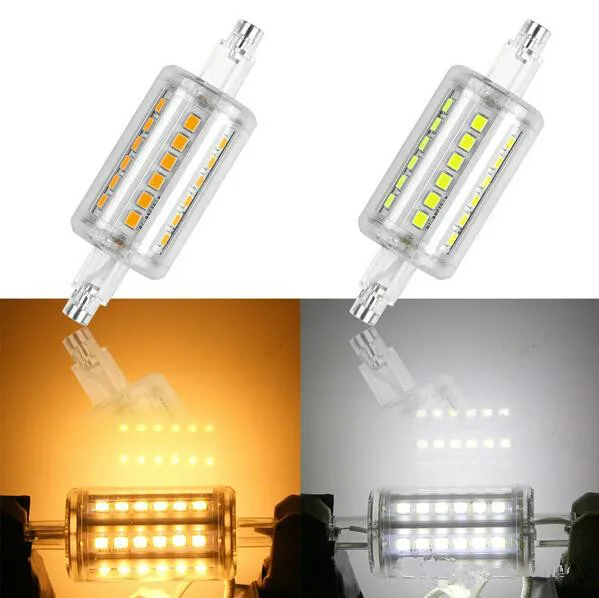 

360 Degree Angle R7S 5W 10W Dimmable LED Corn Bulb Light 78MM 118MM 85-265V White / Warm White Replace 50W Halogen lamp