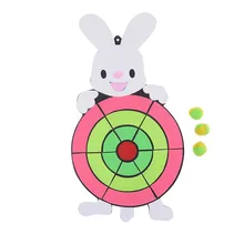 1 компл. Дети мультфильм Животные липкий мяч с песком метательная пластина с мишенью игра детский сад ребенок Крытый Открытый забавная спортивная игрушка