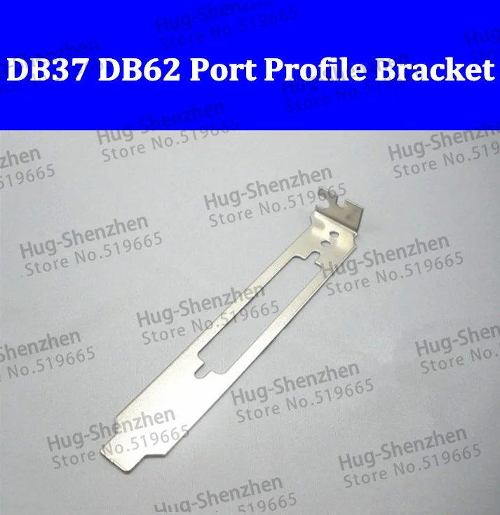 Suporte de Perfil Completo com Luz Indicadora de Buraco Alta Qualidade Pci-e Db62 Porta 50 Pçs – Lote Pci Db37