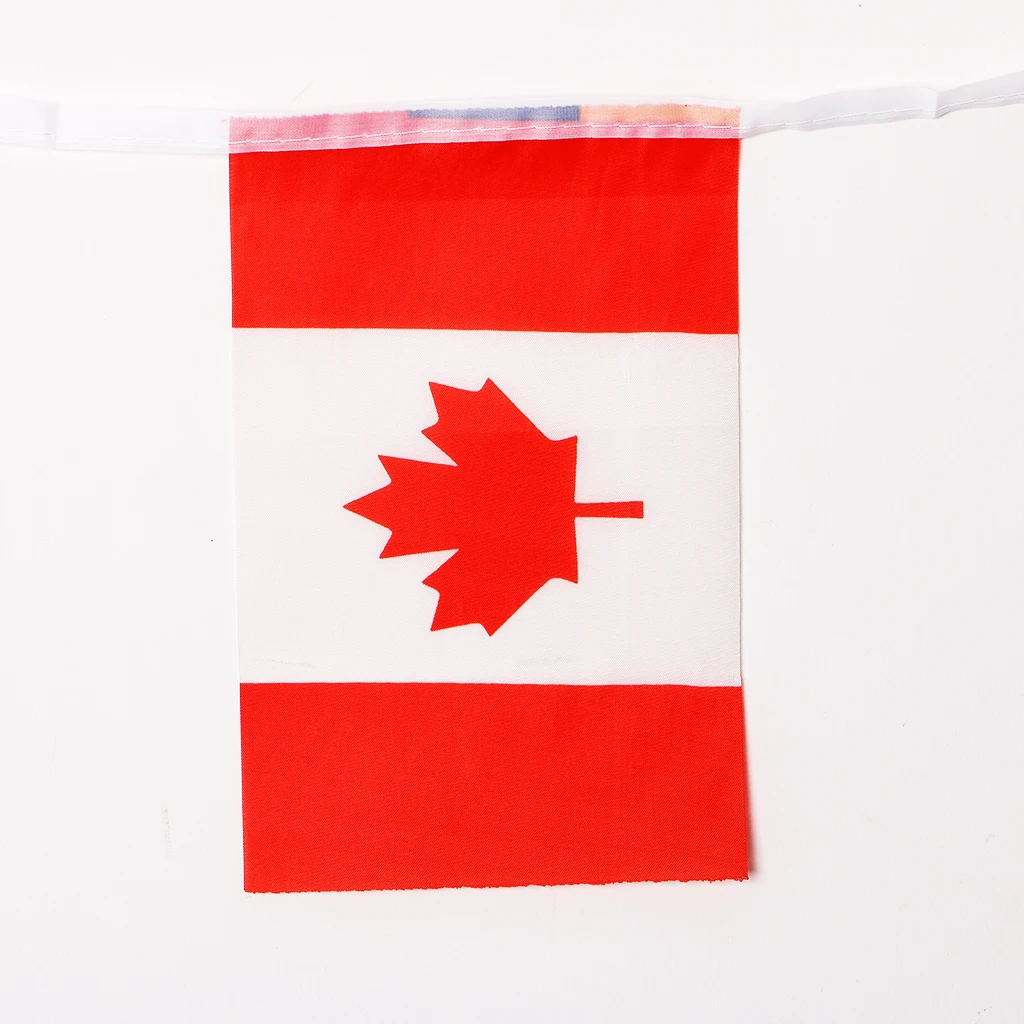 Canada Flags  Football Soccer String Flags Banner Decor 5.5M