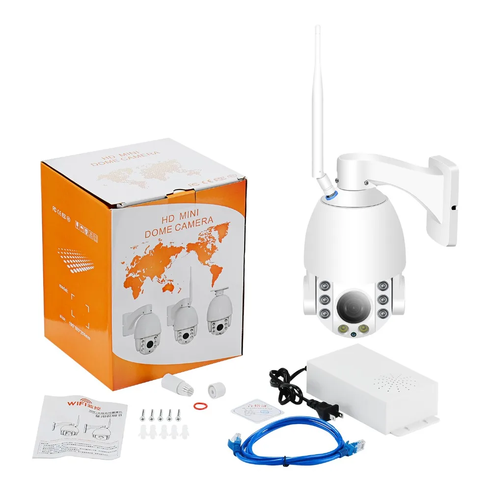 BESDER 30X Zoom PTZ WiFi IP камера 1080P наружная скоростная купольная Full Color ночное видение