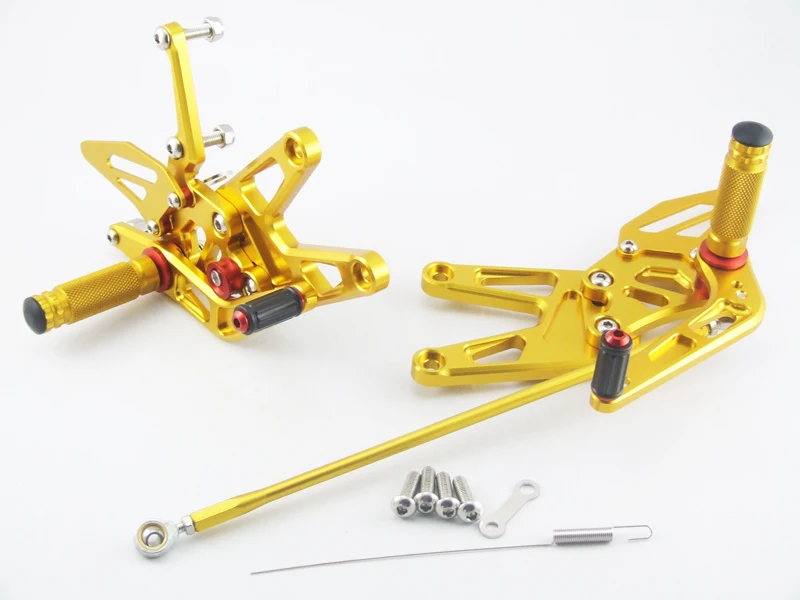 CNC регулируемый задний Набор Rearsets подставка для ног YAMAHA R6 2003 2004 2005|adjustable rear set|foot