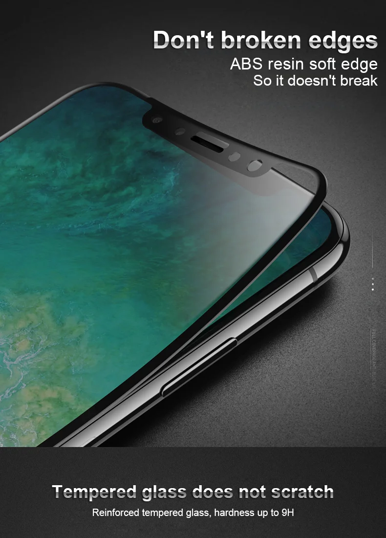 BXE 3D полная закругленная кромка Закаленное стекло протектор экрана для iPhone X XS Max XR Защитная пленка для iPhone X 10 закаленное стекло