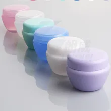 5 шт многоразовые бутылки путешествия крем-лосьон для лица пластиковый косметический контейнер пустая банка для макияжа 5 цветов 5 г/10 г/20 г/30 г/50 г