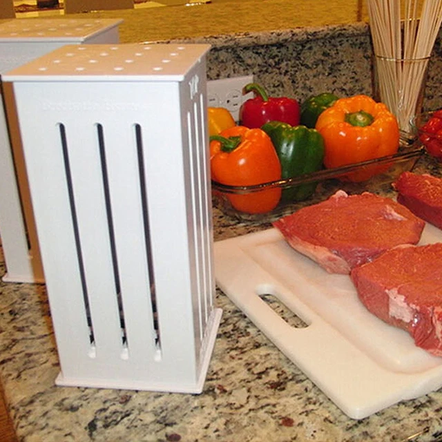 Fast BBQ Skewer Meat Cutter 2
