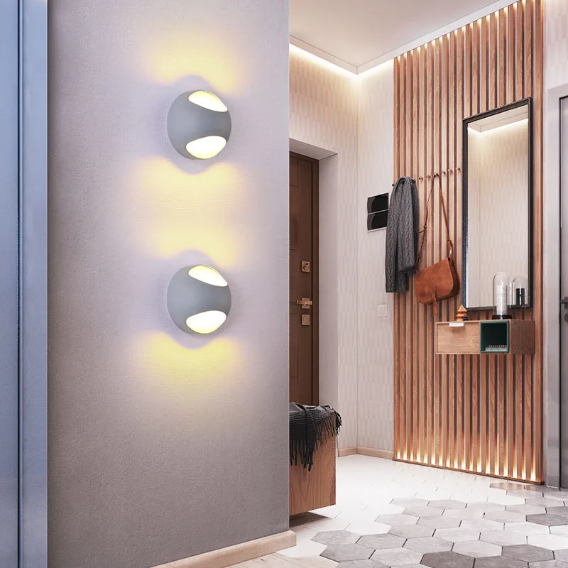  LED Wall Lamps 5W 100V-220V Living Room Light Fixtures Indoor Wall Lights Chromatic Background Kid' - 32837788408