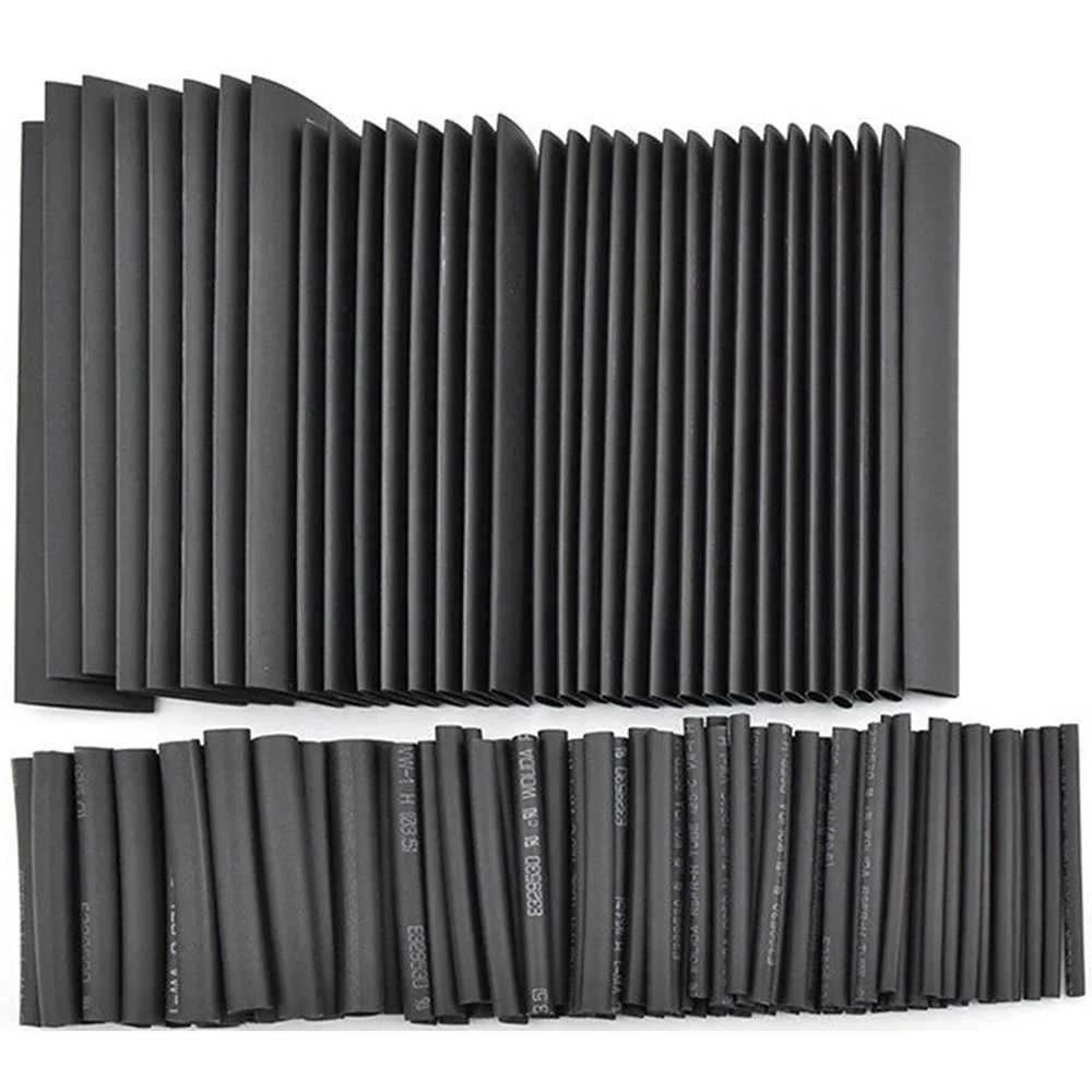 127pcs Sleeving Tubing Tube Assortment Kit Retractable Black Glue Weatherproof Heat Shrink Cables Sleeves ► Photo 3/4