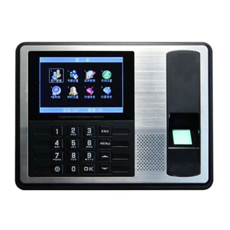 

4.3 Inch Tft Tcp/Ip Biometric Fingerprint Time Attendance Clock Recorder Employee Recognition Device Id Reader System Eu Plug