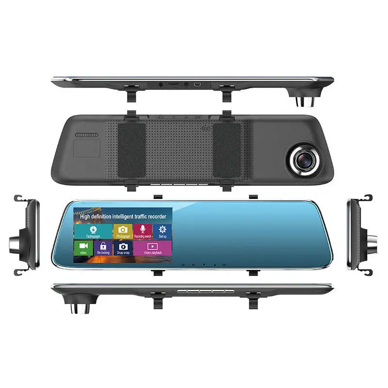 4,3 ''1080 P HD с двумя линзами Автомобильный видеорегистратор зеркало заднего вида регистратор камеры Наборы