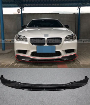 

OLOTDI Car Tuning V style Carbon Fiber front lip bumper Splitter spoiler For BMW F10 M5 Bumper 2010 - 2016 (Only fit Real M5)