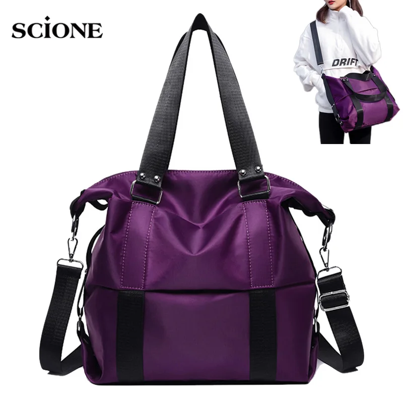 Bolsa de Ombro Bolsa da Mamãe Bolsas de Viagem Bolsala de Nylon Sac de Sporttas Mulheres Ginásio Bolsa Crossbody Multifuncional Bagagem Grande Pacote Xa811wa