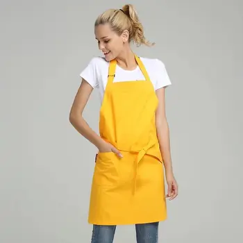 

Fashion Kitchen Cooking Apron For Men Women Custom Work Clothes Coffee Tea Shop Chef Adult Creative Waist Home Aprons Logo free