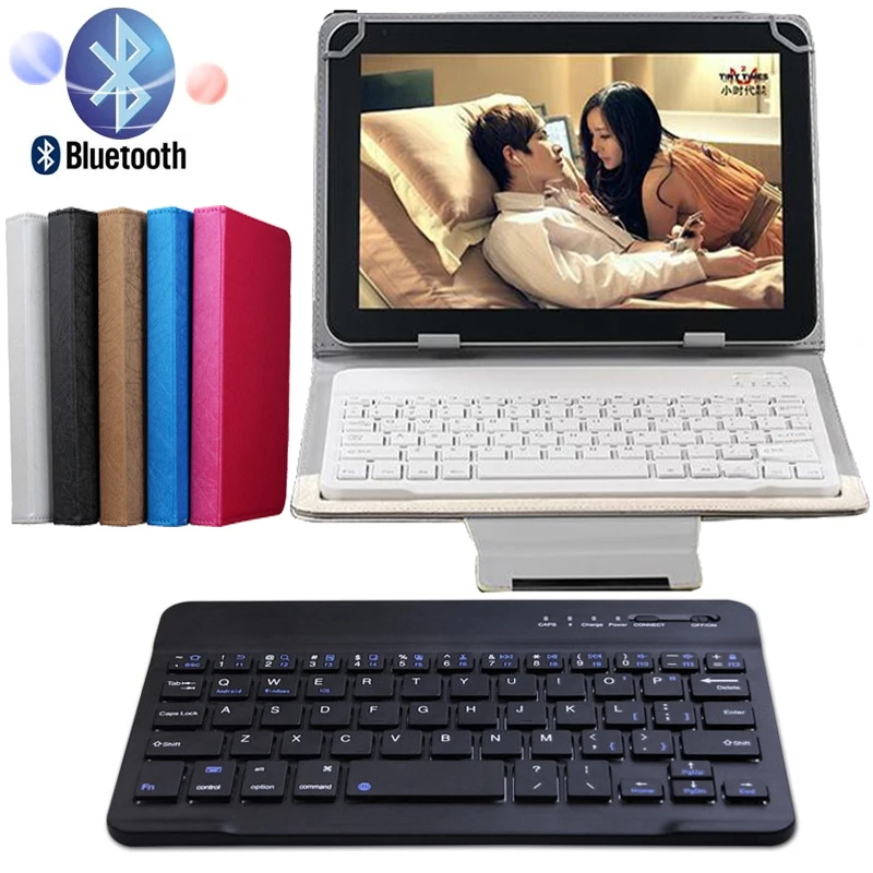 

High Quality Leather Bluetooth 3.0 Wireless Keyboard Case Cover For Huawei Mediapad M2 8.0 M2-801W M2-803L 8" Tablet Stand Cover