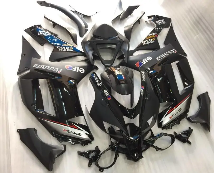 

3Gifts New Abs Fairings Kit Fit for kawasaki Ninja ZX6R 636 2007 2008 07 08 6R ZX-6R 600CC fairing set Bodywork set custom elf
