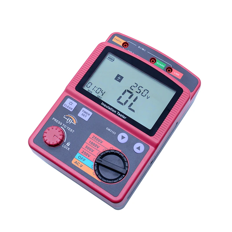 Resistance Meters GM3123 Digital Insulation Resistance Tester Meter