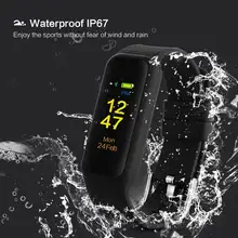 EastVita HR2 фитнес-браслет Bluetooth 0,96 дюймов цветной ips экран Смарт-браслет монитор сердечного ритма здоровье трекер IP67 водонепроницаемый