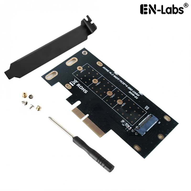 Переходник M.2 NVME SSD на PCIe x4 адаптер NVM Express PCI e x8 x16 со слотом PCI|Платы расширения| |