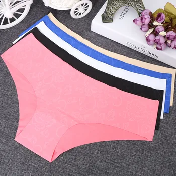 

1 Pcs Underwear HOT Sale Panties Traceless lingerie Hipster Sexy Seamless Briefs Fashion women Floral Brief