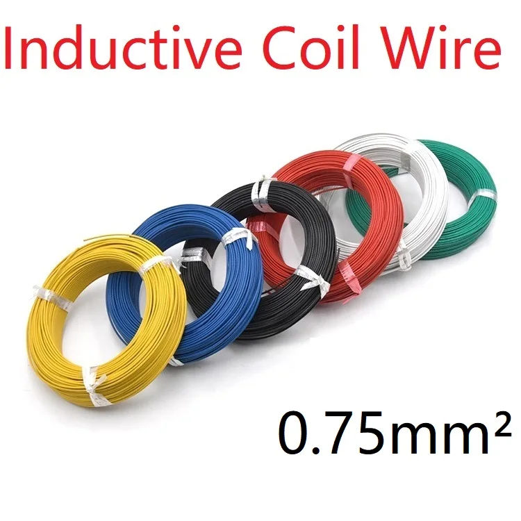 

0.75mm Traffic Inductive Coil Wire Vehicle Detector Teflon Relay Electric Gate Signal Control High Temperature Magnetic Cable