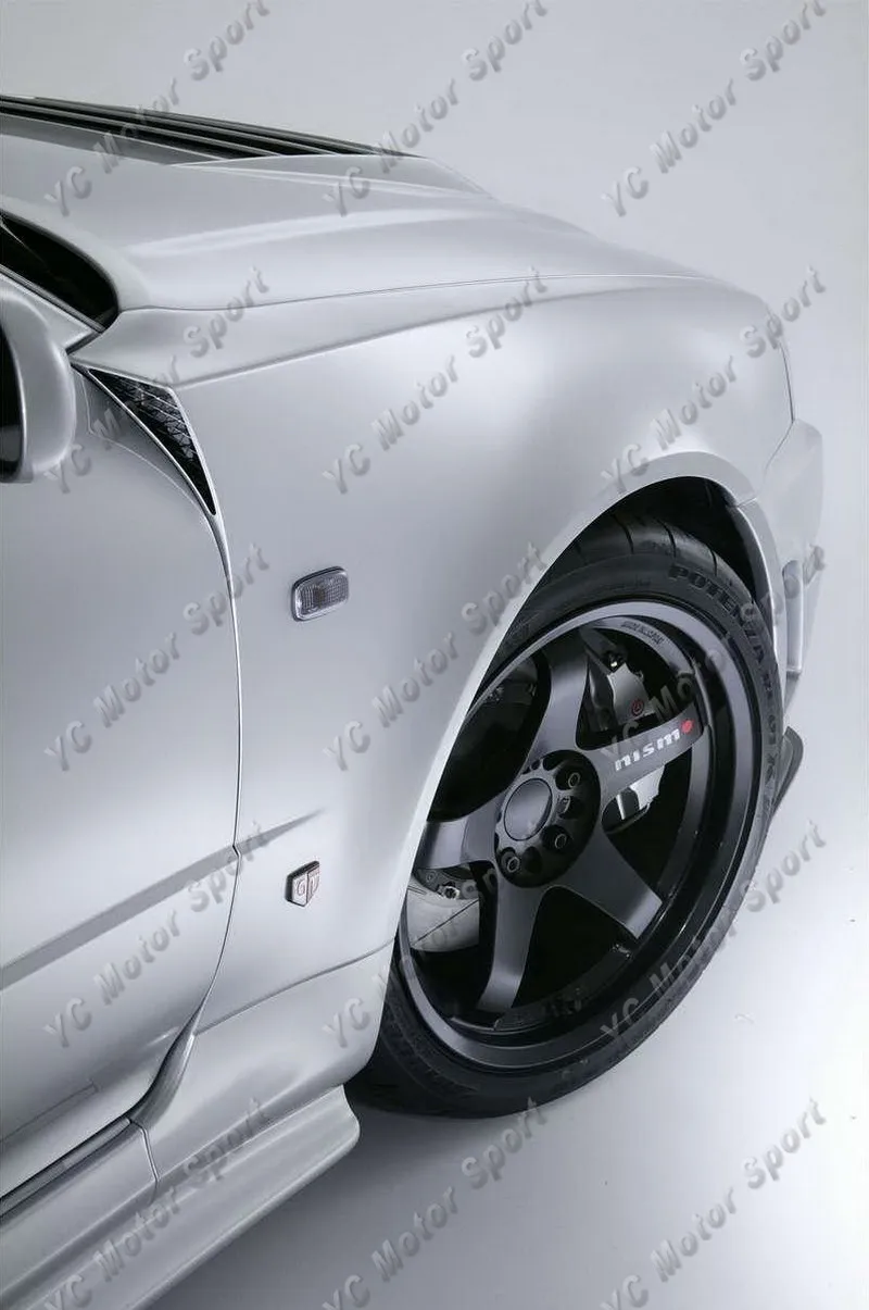 1999-2002 Nissan Skyline R34 GTR Z-Tune Style Front Fender FRP (13)
