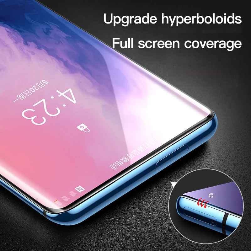 9D полное покрытие протектор экрана для Oneplus 7Pro 7 6T 6 5 T 5 Закаленное стекло пленка для Oneplus 7 Pro 6 5 T стеклянная защитная пленка