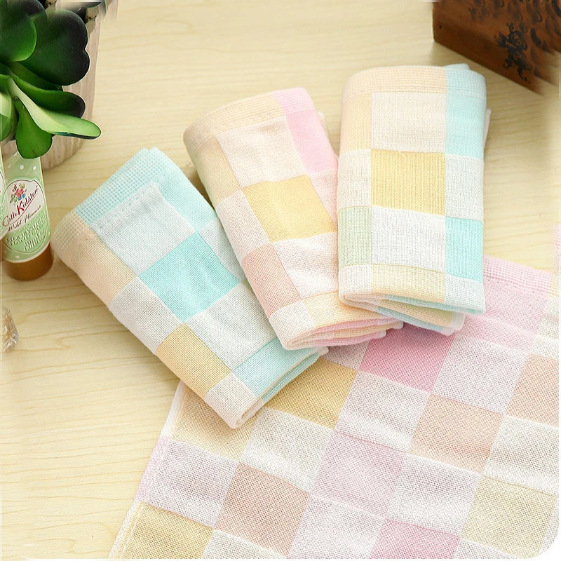 

Baby Hand Towel Children's Muslin Handkerchiefs For Newborns Baby Washcloth Bath Towel Babies Muslin Napkins Bath Sponge Bathing