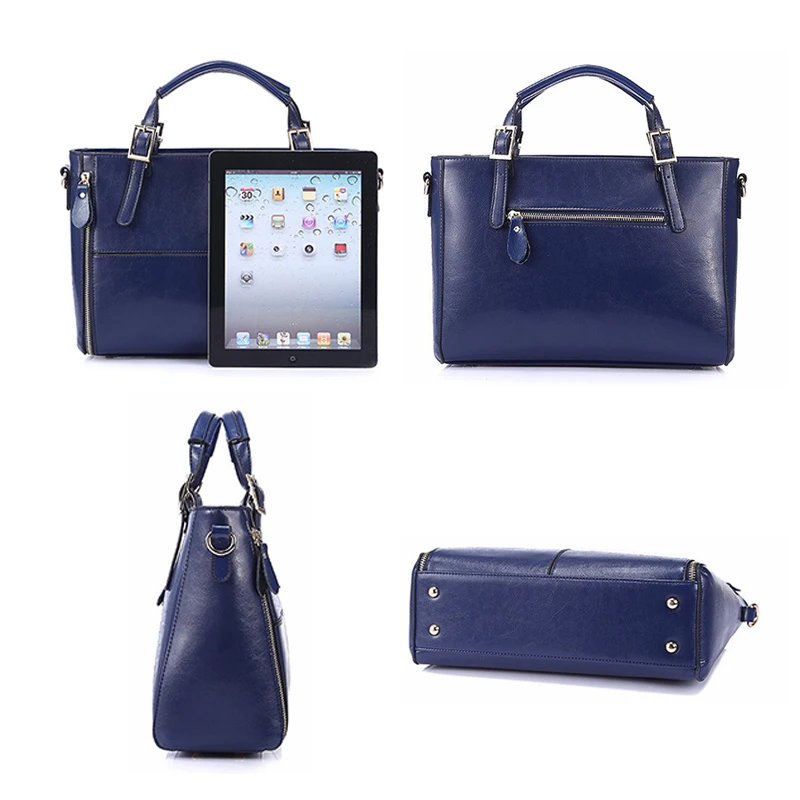  FUNMARDI Luxury Handbags Women Bags Designer Split Leather Bags Women Handbag Brand Top-handle Bags - 32275626339