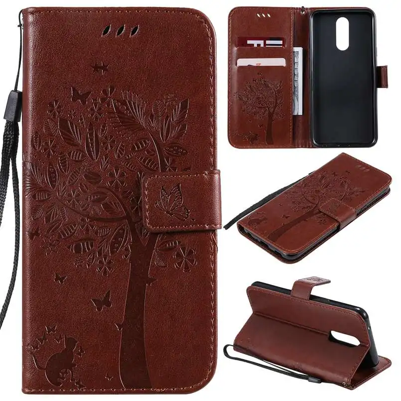 Кожаный чехол-книжка для LG K3 K4 K5 K7 K8 K10 2017 2018 LV3 LV5 LS450 рельефный Чехол-бумажник с