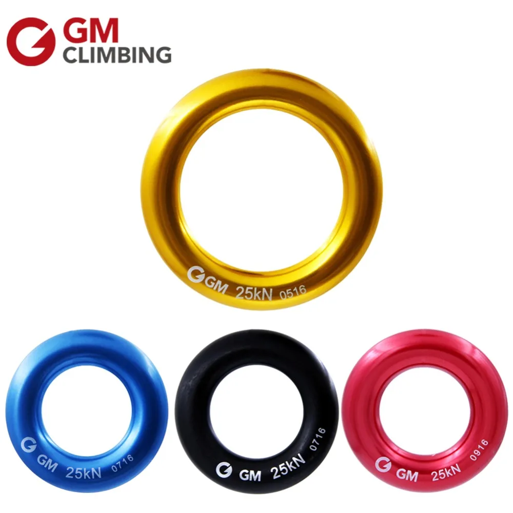 

GM CLIMBING Descender Ring 25kN Large Rappel Ring Bail-Out O Ring Hammock Rappelling Rigging Rescue Equipment Travel Kits