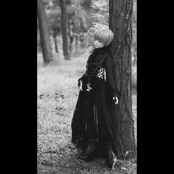 

BYBJDHOME Doll Clothes December new BJD Doll use Clothes set Lace chiffon gown opening design + Girdle + Pants