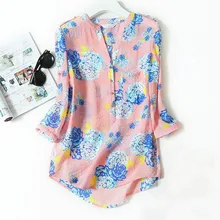 Tencel blend модная женская футболка с принтом на весну и лето пуловер с рукавом 3 четверти S/M/L и розничная