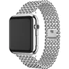 Band For Apple Watch 38mm 40mm 42mm 44mm Fashion Beads Style Stainless Steel Strap For Iwatch 1 2 3 4 5 Watchband Bracelet Belt ► Photo 1/6