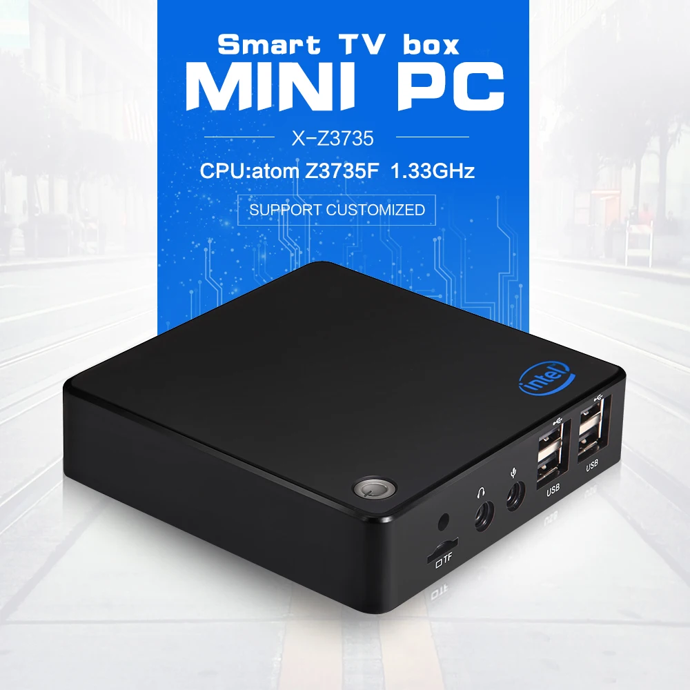 High Performance mini pc linux server pocket pc nettop pc z3735f 2g ram ...