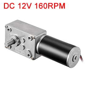 

Uxcell(R) 1Pcs DC 12V 160RPM Worm Gear Motor 3kg-cm Reversible High Torque Speed Reduce Turbine Electric gearbox motor 8mm Shaft