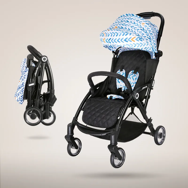 Latest Product  Pouch stroller ultra light can sit on the reclining four seasons universal folding stroller can be  