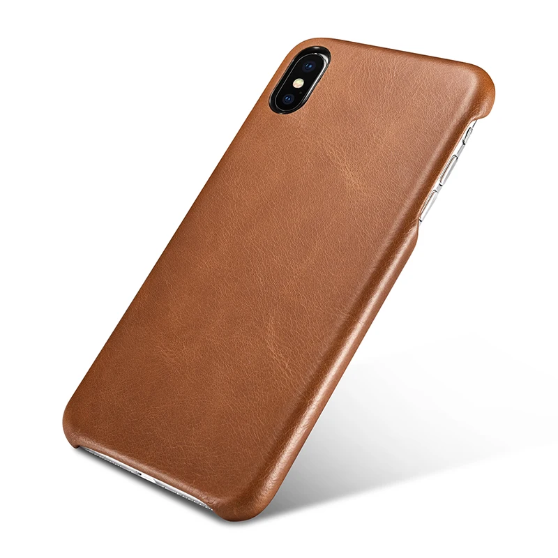Original ICARER Genuine Leather Case For iPhone XS MAX Luxury Slim