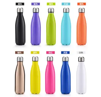 

10pcs/lot coffer Sport cup kettle bottle botella as Christmas gife thermos vacuum flask Expansion Bottle of coke bottle