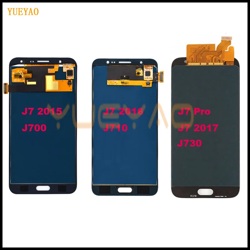 Скидка J7 TFT экран для samsung Galaxy J730 font b lcd b font дисплей экран для samsung J7 2017 дисплей J7 Pro 2016 J700 J700F font b lcd b font сенсорный J710