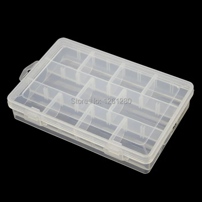 free shipping 11grid Thickened PP storage box IC Category Box Sealed bin Home case office DIY