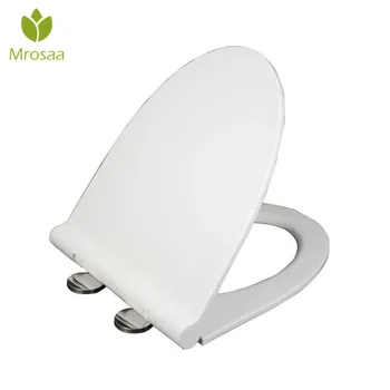 

Mrosaa PP Board U/V Type Bathroom Toilet Seats Cover High Quality Universal Thickened Slow-Close Toilet Seats Lid Antibacterial