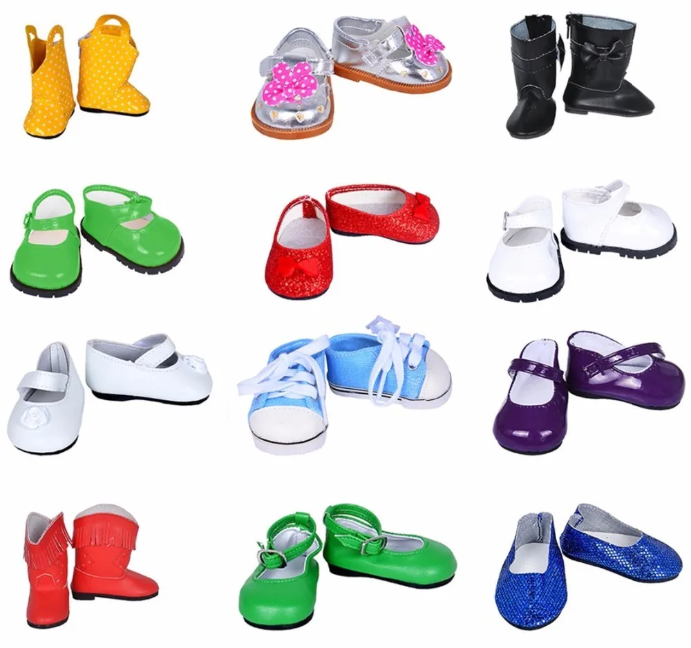 5pair Doll Shoes Random Diffrent Style For 43cm Baby Doll Shoes and