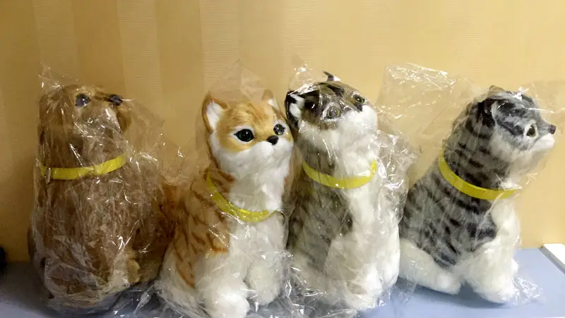 Latindo e Wag Animal de Estimação Brinquedos de Pelúcia Presente para o Bebê Simulação Robô Cauda Eletrônico Som Gato Ano Novo Cão 18 animal de estimação eletrônico brinquedos de pelúcia