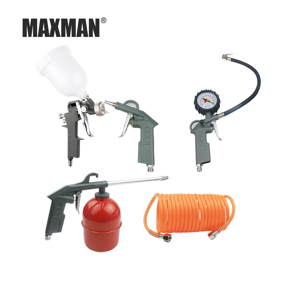 MAXMAN 5 шт. 400 мл Профессиональный Пневматический распылитель Аэрограф распылитель сплав живопись распылитель инструменты с бункером для покраски автомобиля