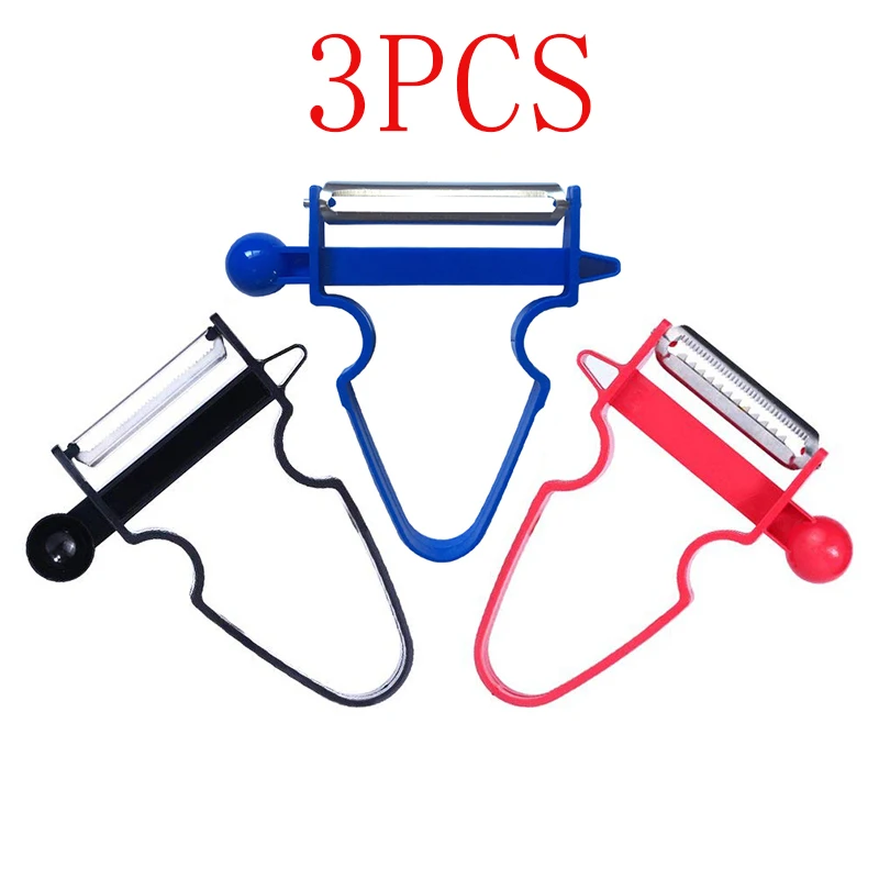 3PCS 1/3 шт нержавеющая овощные нож для нарезания соломкой нож для очистки овощей Ножи фрукты Овощечистка терка для овощей кухонный инвентарь для тонкой нарезки принадлежности - Цвет: 3PCS