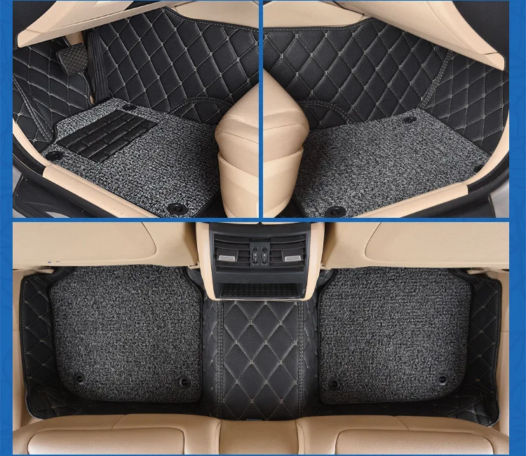 Myfmat Custom Foot Leather Car Floor Mats For Citroen Elysee Picasso